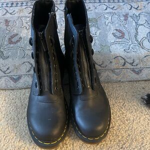 Dr. Martens Women’s 1460 Pascal FRNT Zip Arcadia Mid Calf Boot